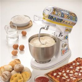 Ariete 1588 POSITANO Robot de Cocina con Bol de Acero Inoxidable para Mezclar y Amasar