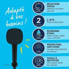 GROHE 263992431 Set de Ducha Vitalio Comfort 110 con Rociador de 2 Chorros, Soporte y Flexo, Ahorro de Agua GROHE 263992431 Set de Ducha Vitalio Comfort 110 con Rociador de 2 Chorros, Soporte y Flexo, Ahorro de Agua