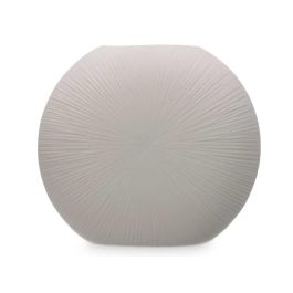 Jarrón de Cerámica Circular Gris 40 cm - Giftdecor (2 Unidades) Jarrón de Cerámica Circular Gris 40 cm - Giftdecor (2 Unidades)