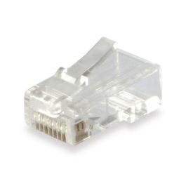 Equip 121144 Kit de 100 Unidades Conectores RJ45 Transparentes, Plástico, para Cable Cat6, Contactos Chapados en Oro Precio: 12.68999963. SKU: B16A5QJSKJ
