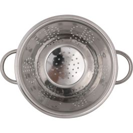 Quttin Colador de Acero con Asas, 24 cm (12 Unidades)