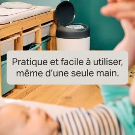Tommee Tippee Simplee Sangenic Contenedor de Pañales Starter Pack 1 Cubo y 6 Recargas Antibacterianas Anti-Olor Desde Nacimiento Blanco Tommee Tippee Simplee Sangenic Contenedor de Pañales Starter Pack 1 Cubo y 6 Recargas Antibacterianas Anti-Olor Desde Nacimiento Blanco