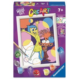 Ravensburger Kit de Pintura CreArt Del Reves Disney Pixar 13x18cm para Niños a partir de 7 Años con Numeros Guia Resultado Garantizado