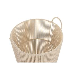 Cesta Basicos DKD Home Decor Beige 42 x 51 x 42 cm Set de 3