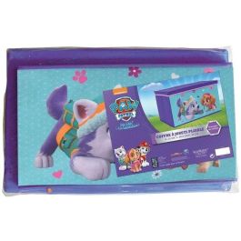 Fun House Paw Patrol Niña Cofre de Juguetes Plegable para Almacenamiento Infantil de 56.5x36x31cm, Material No Tejido, +3 Años