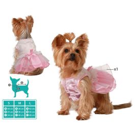 Disfraz Para Mascota Princesa Rosa Con Tutú Talla M