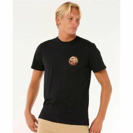 Camiseta de Manga Corta Hombre Rip Curl Passage Tee Negro