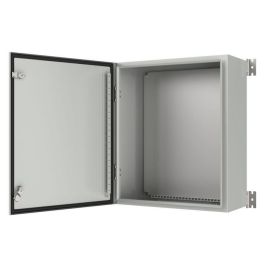 Lanview Wall-Box IP65 con placa de montaje, 500x600x250mm, blanco, resistente a agua/polvo, para exterior