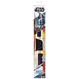 Hasbro HAS5010996202345 Sable Láser Electrónico Star Wars Mandalorian Lightsaber Forge Kyber Core Sable Negro Juguete Niños 4 Años