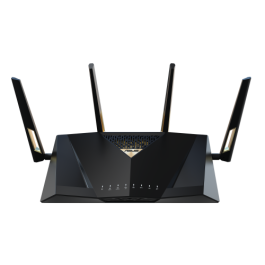 Asus 90IG08V0-MO3N0V Router Inalámbrico Wi-Fi 7 Doble Banda 10 Gigabit Ethernet Negro Gris 5764 Mbit/s