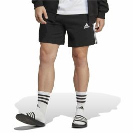 Pantalones Cortos de Hombre Adidas 3S Ft Sho Negro (XS)