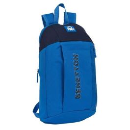 Mochila Casual Benetton Deep water Azul 10 L