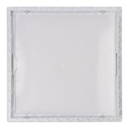 Tapa de registro cuadrada empotrable abs 30x30cm blanca