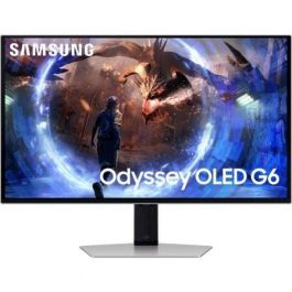Samsung S27DG602SU Monitor Gaming G6 Odyssey OLED 27" QHD 0.03ms 360Hz Anti-reflejos FreeSync Premium Pro Regulable Altura Plata