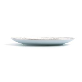 Plato Llano Ariane Tornado White Bicolor Cerámica Ø 31 cm (6 Unidades)