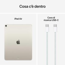 Apple MCJC4TYA iPad Air M3 (2025) 13 Pulgadas Wi-Fi + Celular 512 GB Starlight Apple MCJC4TYA iPad Air M3 (2025) 13 Pulgadas Wi-Fi + Celular 512 GB Starlight