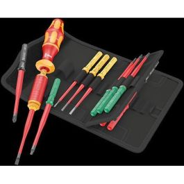Wera 05006605001 Juego Destornilladores Kraftform Kompakt VDE 15 Torque extra slim 1 TIE, aislados, 15 piezas