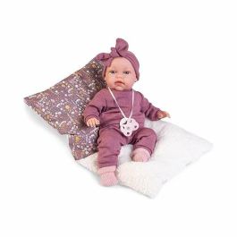 Muñeca baby toneta palabritas,(cuerpo tela)si aprietas su barriga balbucea con saco de borreguillo 34 cm Precio: 46.9964. SKU: B12X24NSYZ