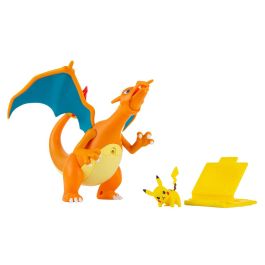 Bizak Pokemon Charizard Electrónico Vs Pikachu Figura de Lujo 63222731 con Sonidos, Luces y Movimientos Articulados, +4 Años