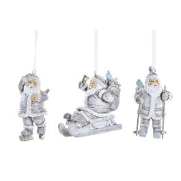 DKD Home Decor Decoración Colgante de Navidad Moderna de Resina, Gris y Blanco, 5x8x7.5 cm, Pack de 12 Unidades, Surtido Aleatorio Precio: 35.13114. SKU: B1CHY2TQEY