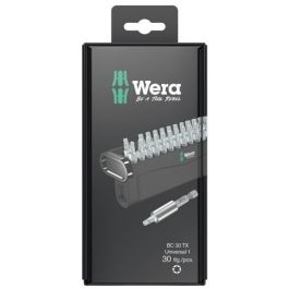Wera 30 TX Universal 1 SB - Set de Puntas Torx Plus Magnéticas, 30 Piezas, 1/4", para TX10, TX15, TX20, TX25, TX30, TX40