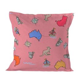 Funda de almohada HappyFriday Baleno Teen Pink Kangaroo Multicolor 60 x 60 cm Precio: 7.49999987. SKU: B1B8HH7A56