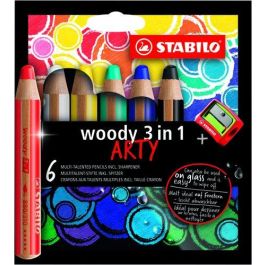 Lapices De Colores Stabilo Woody 880 3 En 1 Arty Line Estuche De 6 (Incluye Sacapuntas) Precio: 15.49999957. SKU: B1DF2P3EX9