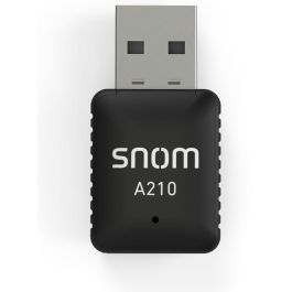 Snom A210 Dongle USB WiFi 5 (802.11ac) de Doble Banda, Adaptador Inalámbrico de 433 Mbit/s para Conexión WLAN