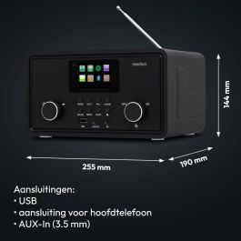 Medion MED4061275197945 Radio por Internet DAB Bluetooth 2 x 10 W RMS Negro