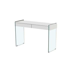 Consola Moderno DKD Home Decor Blanco Transparente 40 x 76 x 120 cm Consola Moderno DKD Home Decor Blanco Transparente 40 x 76 x 120 cm