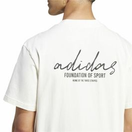 Camiseta de Manga Corta Hombre Adidas Brand Love Blanco