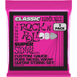 Ernieball Cuerdas Guitarra Eléctrica Slinky Classic Rnr Pure 9-42 Tripack (3) Nickel Precio: 24.50000014. SKU: B1AZ4RLHAS
