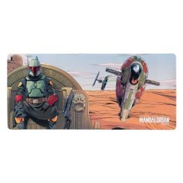 ERIK Alfombrilla Gaming Boba Fett The Mandalorian Star Wars, 80x35cm, Impermeable y Antideslizante para Teclado y Ratón