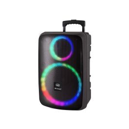 Trevi XF 1250 KB Altavoz para Fiestas Portátil 90W RMS Inalámbrico Negro con Batería, Entrada Micrófono, USB y Lector MP3