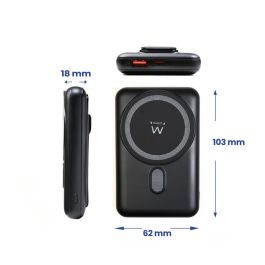 Ewent Powerbank Ew1162 Wireless Magsafe 10000Mah - Carga Rápida PD/QC 22.5W, Compatible con iPhone Precio: 23.94999948. SKU: B1DDFWFFW4