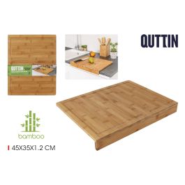 Quttin Tabla de cortar de bambú con borde, 45 x 35 x 1.2 cm (4 Unidades) Precio: 38.59000002. SKU: S2204282
