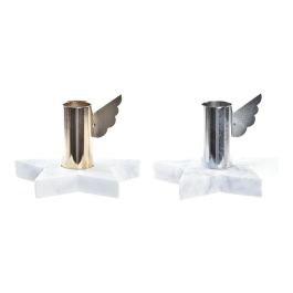 DKD Home Decor Portavela de Navidad Moderno en Mármol y Metal, Colores Dorado Plateado, 9x6x10 cm, Set de 6 Unidades, Surtido Aleatorio Precio: 27.97278. SKU: B1BNSBR8RK