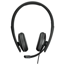 EPOS Adapt 165T USB-C Auriculares Binaurales para Oficina/Centro de Llamadas, USB Tipo C, Alámbrico, Negro