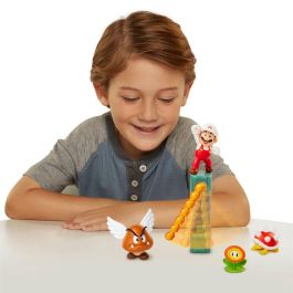 JAKKS PACIFIC Diorama Super Mario Castillo de Lava Nintendo, figura 6cm