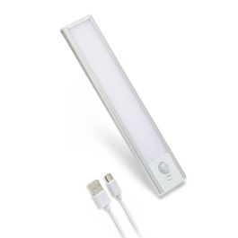 Regleta LED Velamp LACTEA Aluminio Plástico 2 W 40 cm Blanco Recargable (3000K) (4000 K) (6500 K)
