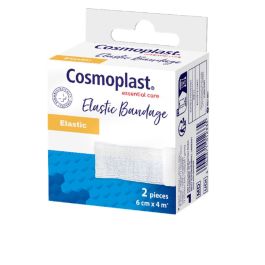Cosmoplast Venda Elástica 6x4 cm para Soporte y Protección en Lesiones Menores, Fácil de Usar, Pack de 2 Unidades Precio: 0.9499996. SKU: B1K6TJVLGC
