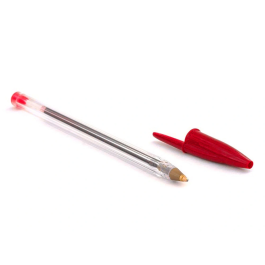 Bic Bolígrafo Cristal Original Tinta Roja Unidad Punta 1 mm Trazo 0.4 mm