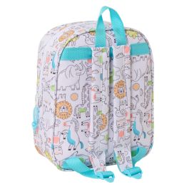 Safta Mochila Guardería Infantil Diseño León 3D para Niños +3 Años, 22x27x10 cm
