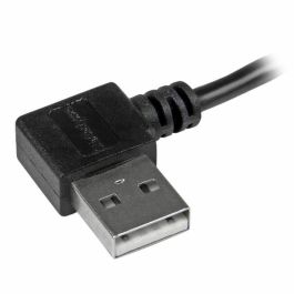 Cable USB a Micro USB Startech USB2AUB2RA2M Negro