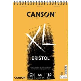 Bloc De Dibujo Canson Xl Bristol Con Espiral Liso A4 180G 50H (Set de 5) Precio: 40.50000032. SKU: B1H6K7WMY5