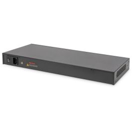 Digitus Switch L2 Managed Gigabit Ethernet PoE de 24 puertos con 2 SFP, para montaje en rack