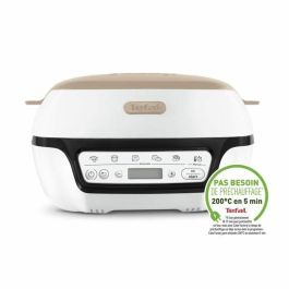 TEFAL Máquina de tartas Inteligente, 5 programas precisos, Molde Antiadherente, 6 moldes para muffins Creabake, Cake Factory KD804910