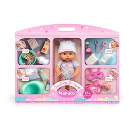 Famosa Nenuco Todo para mi Nenuco Muñeco 35 cm con Accesorios para Niños y Niñas
