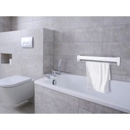 Leifheit TELEGANT 36 Protect Plus Secador de pared con 3,60 m de tendedero, toallero y dimensiones 72x37 cm