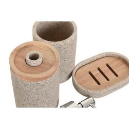 Baño Basicos DKD Home Decor Gris Natural 7.5 x 17 x 7.5 cm Set de 3 (2 Unidades) Baño Basicos DKD Home Decor Gris Natural 7.5 x 17 x 7.5 cm Set de 3 (2 Unidades)